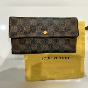 LV Bifold Damier Long Wallet